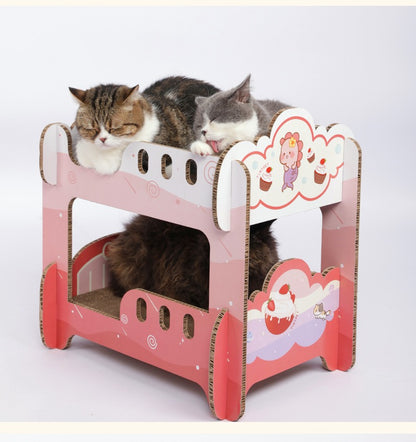 Cat Scratcher Bunk Bed Toy