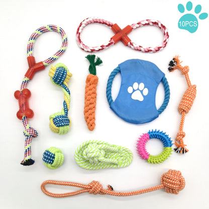 Multi-pack of interactive puppy chew toys