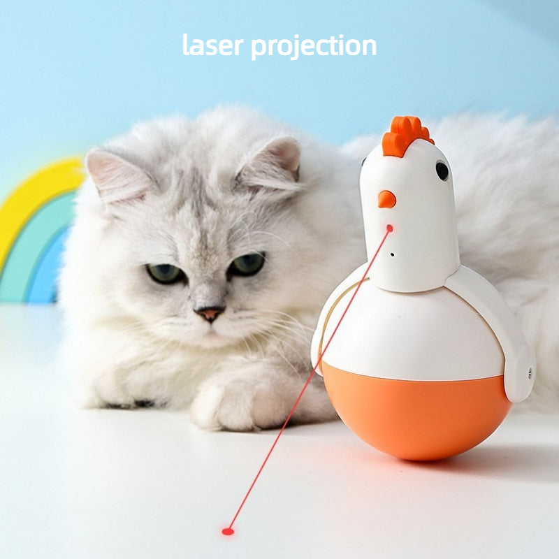 Chicken Shape Tumbler Cat Toy