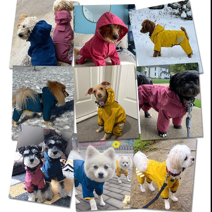 All-inclusive Four-legged Waterproof Pet Raincoat