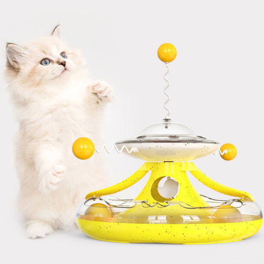 Cat Windmill Turntable Ball Toy