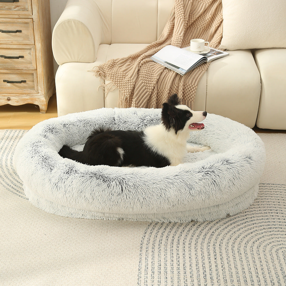 Plush Winter Warm Dog Kennel