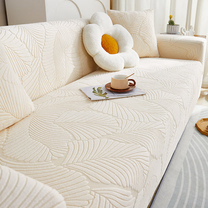 Leaf Pattern Sofa Slipcover