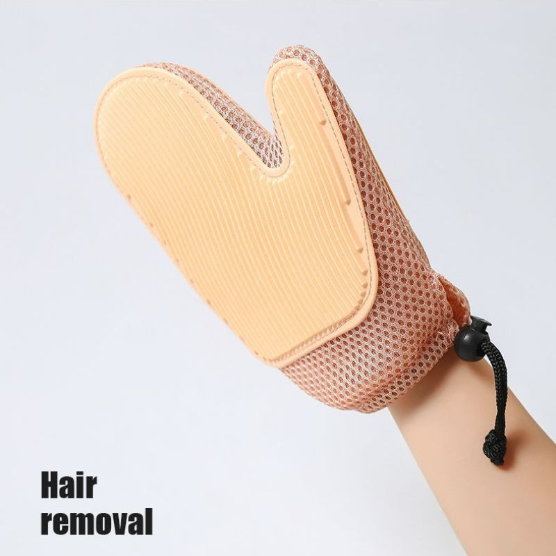 Rubber Pet Cleaning and Hair Removal Gloves
