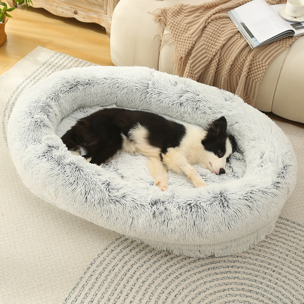 Plush Winter Warm Dog Kennel