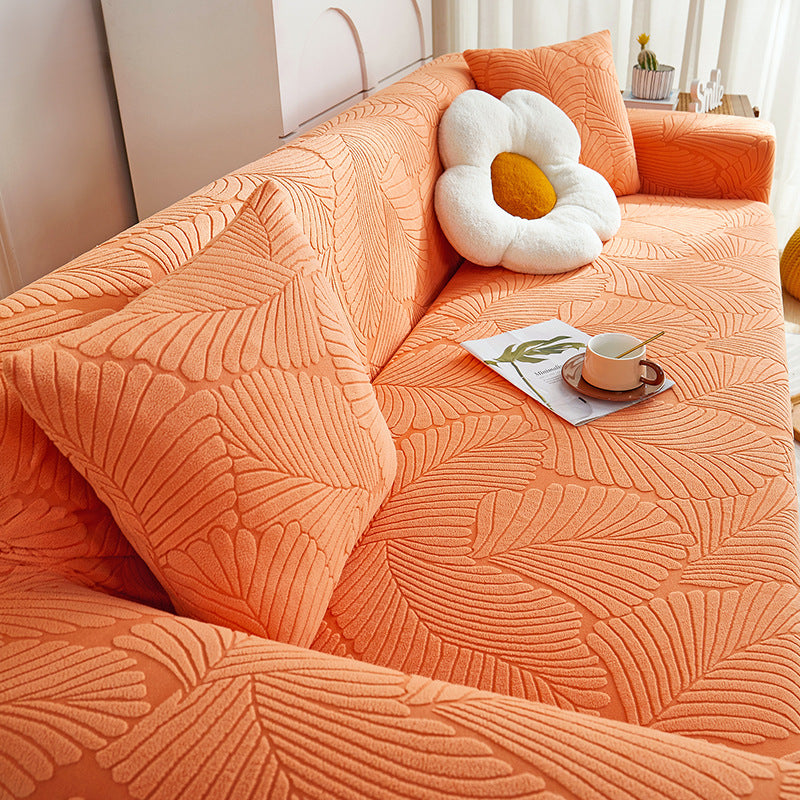 Leaf Pattern Sofa Slipcover