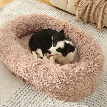 Plush Winter Warm Dog Kennel