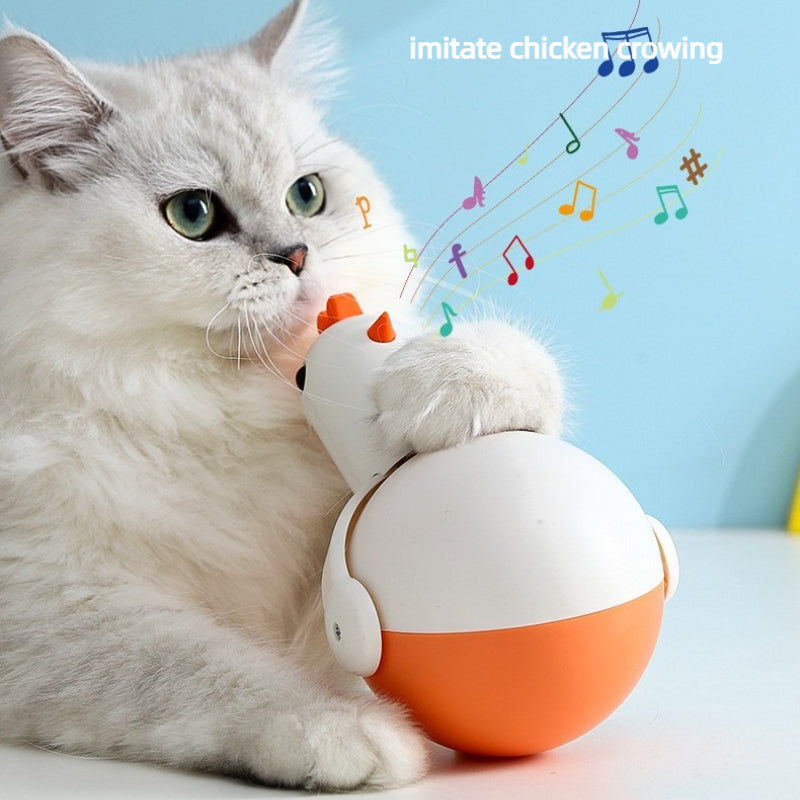 Chicken Shape Tumbler Cat Toy
