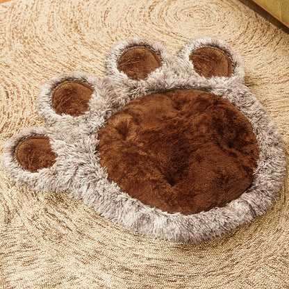 Bear Paw Plush Cushion