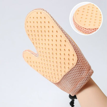 Rubber Pet Cleaning and Hair Removal Gloves