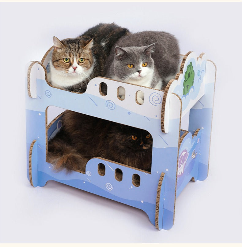 Cat Scratcher Bunk Bed Toy