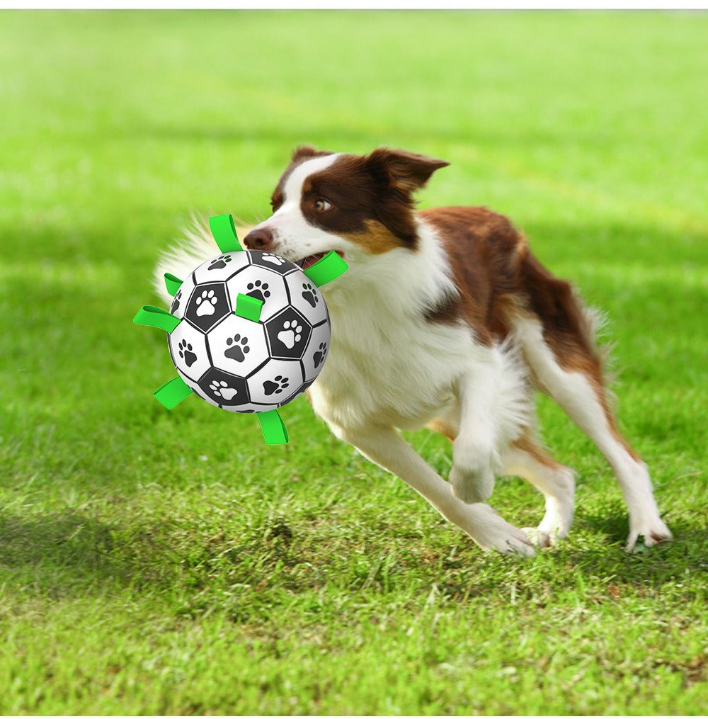 Dog Soccer Ball Toys with Straps