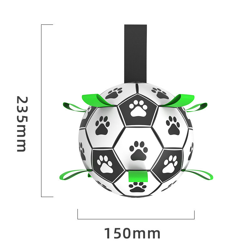 Dog Soccer Ball Toys with Straps