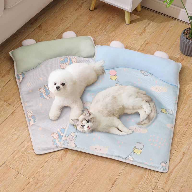 Pet Ice Silk Cooling Mat for Summer