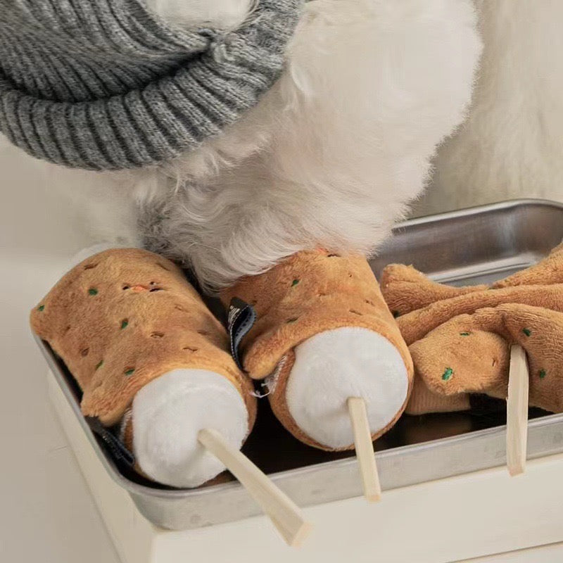 Fish Cake with Rice Cake Snack-hiding Sniff Toy