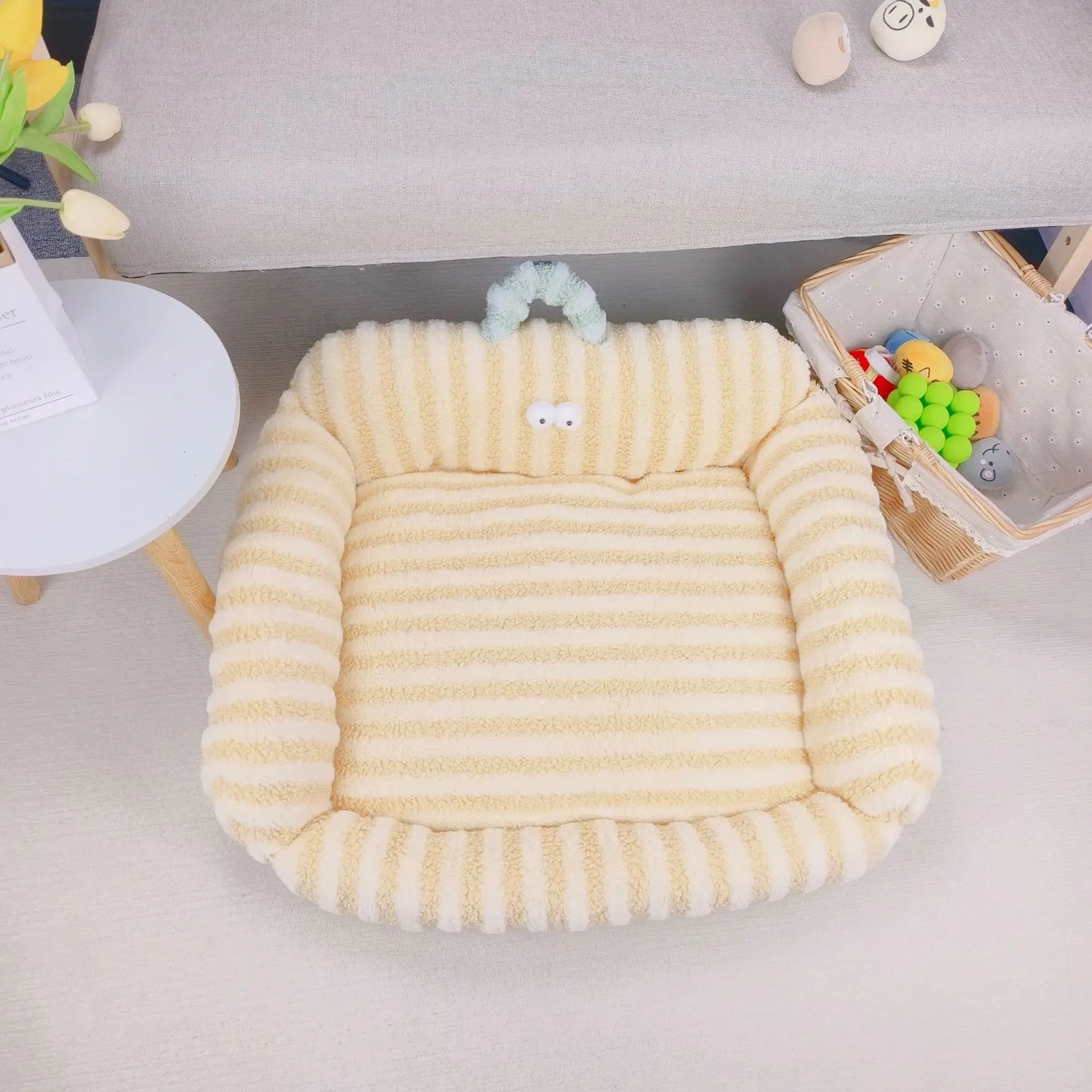 Macaroon Square Cat Bed 4 Color Mat Couch