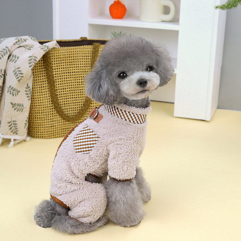 Winter Plush Warm Pet Clothes