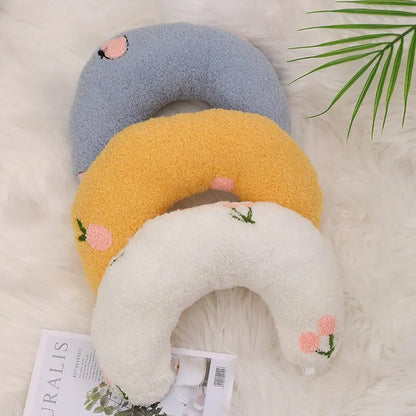 U Shaped Half Donut Head Neck Pillow