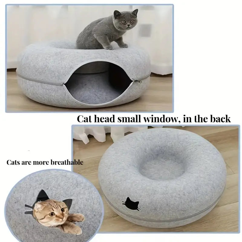 Peekaboo Cat Cave Cat Tunnel Bed