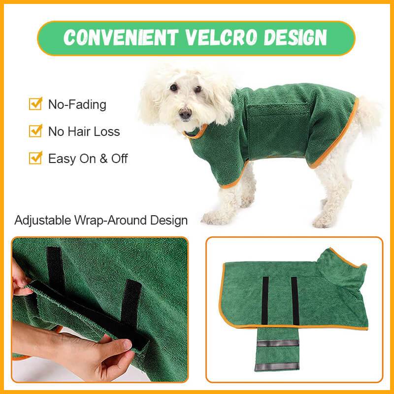 Quick-drying Pet Absorbent Bathrobe