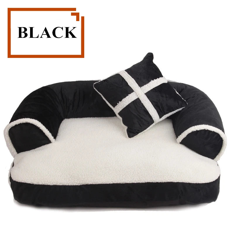 Large Soft Warm Dog Sofa Bed