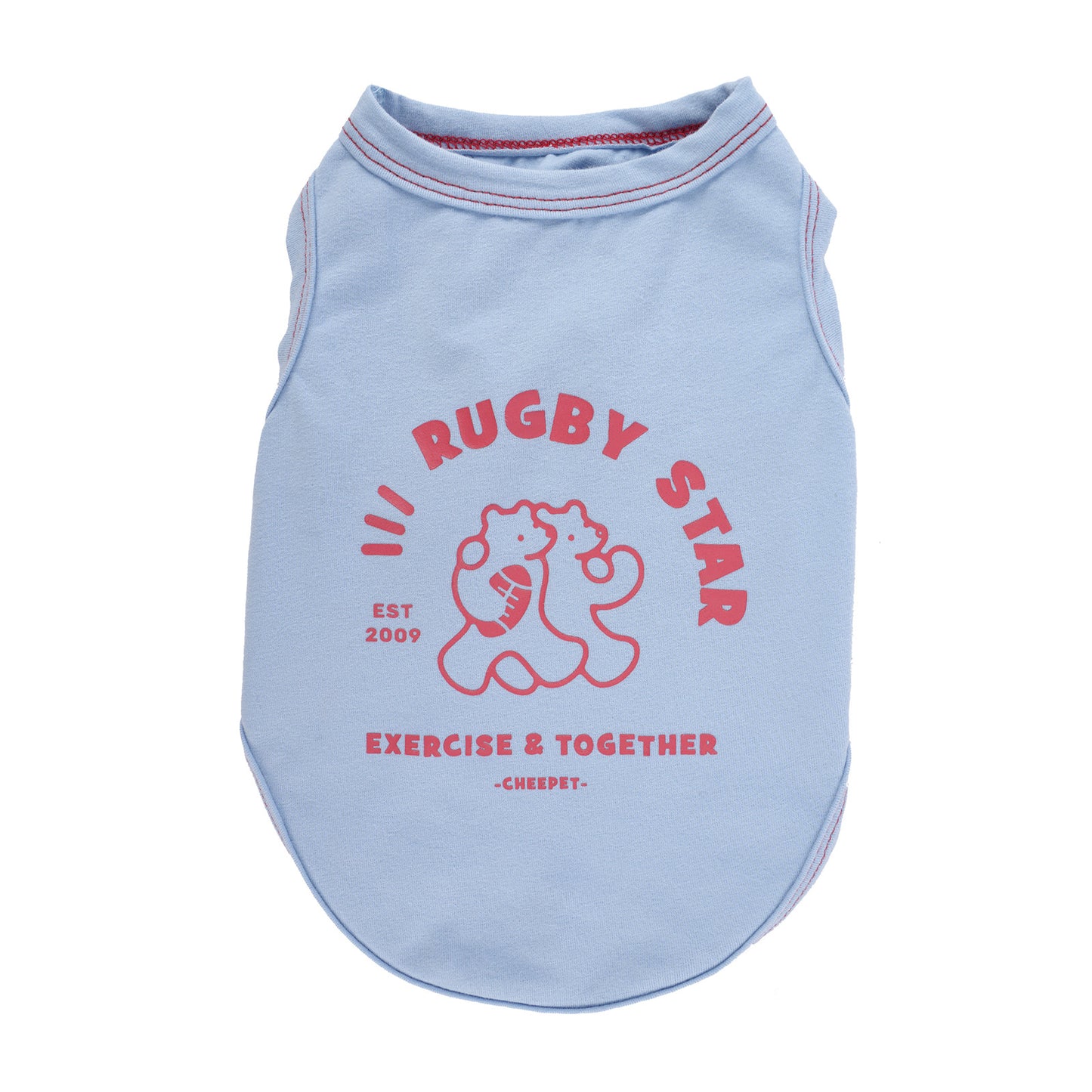 Rugby Star Cotton Dog T-Shirt