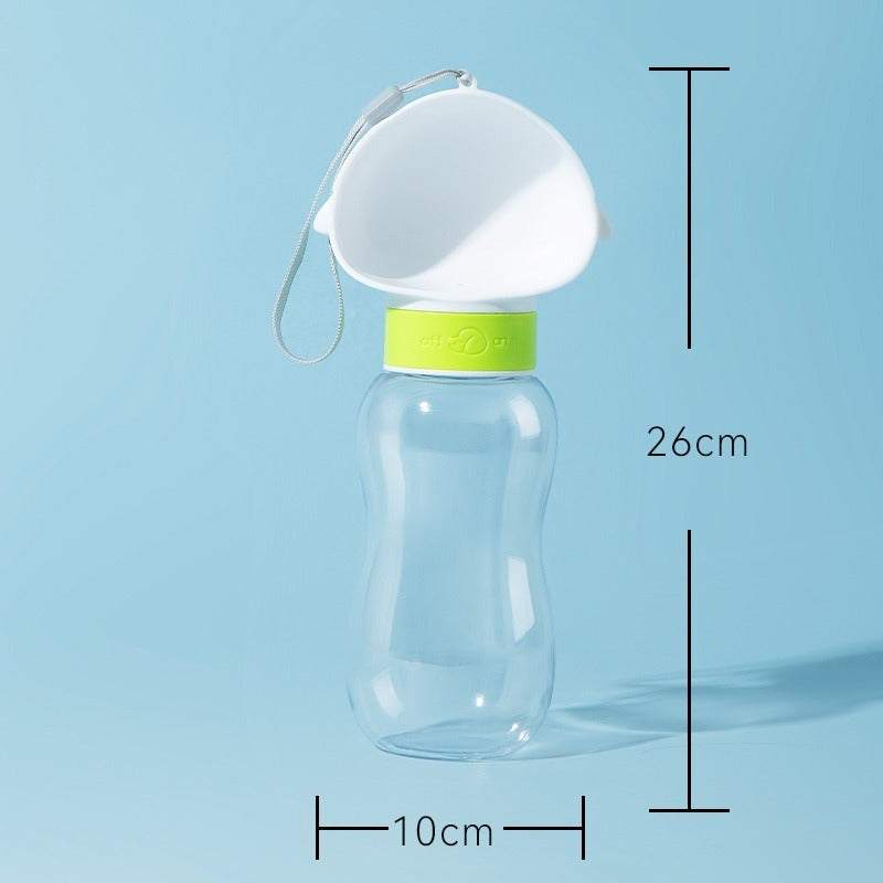 Dog Water Bottle with Food Container