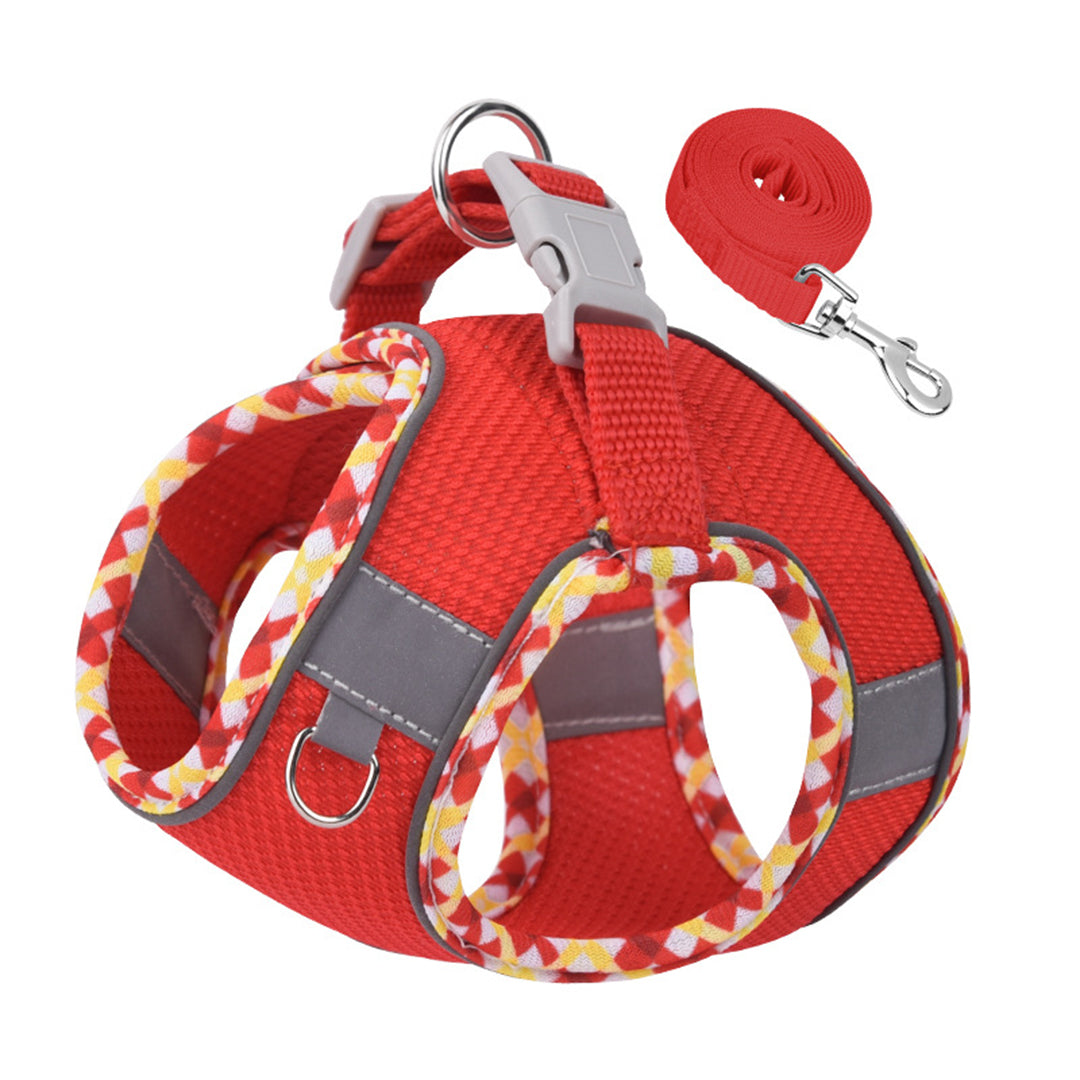 Breathable Puppy Harness and Leash Set