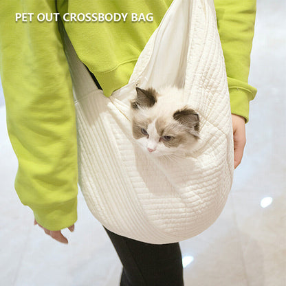 white cat backpack