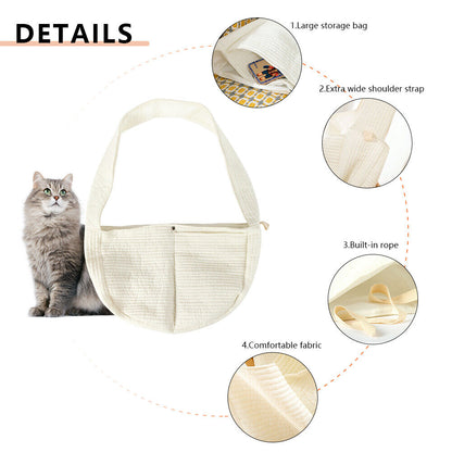 Diagonal Portable Pet Backpack for Cats